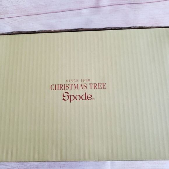 Spode Christmas Tree Ceramic Serving/Cheese Platter and Dome Plate Holidays - Picture 10 of 13